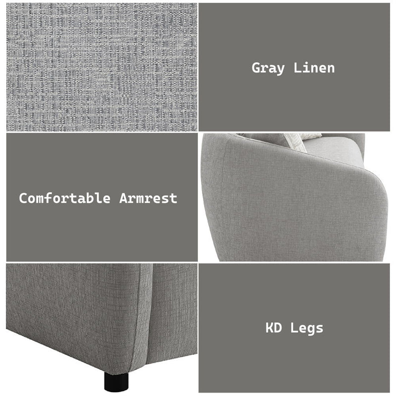 Etienne - Sofa With 3 Pillows - R&R Furniture Gallery (Fountain Valley, CA)