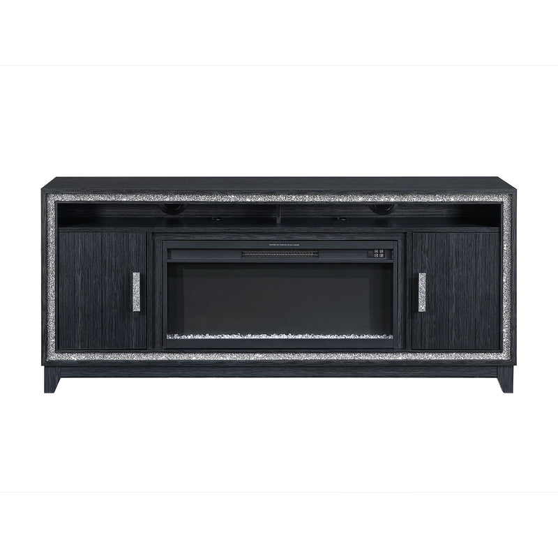 Almera - Fireplace With Adjustable Temperature And LED Options - R&R Furniture Gallery (Fountain Valley, CA)