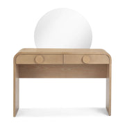 Moonrise - 2 Drawer Vanity Desk - Natural Ash - R&R Furniture Gallery (Fountain Valley, CA)