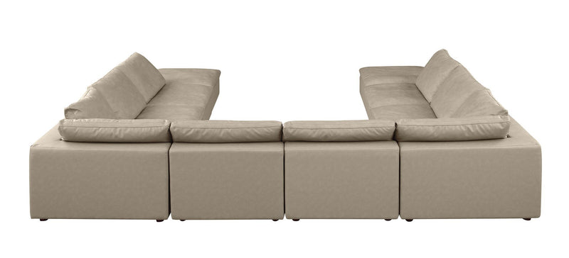 1100 - 10-Piece U-Shaped Sectional With Chaise In Top-Grain Italian Leather