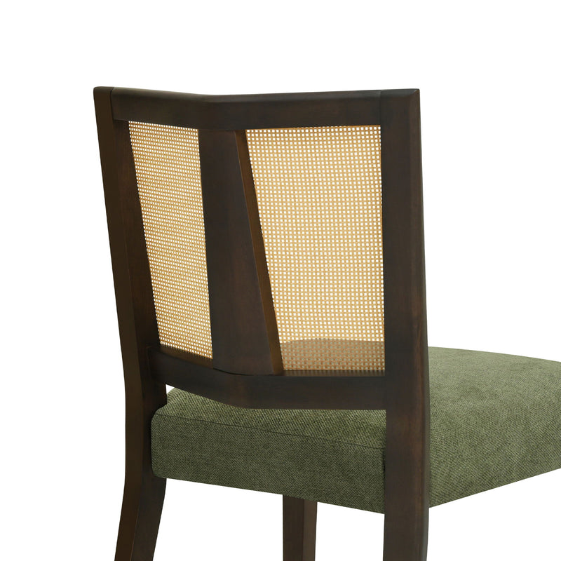 Mid Century Rattan Dining Chair Without Arms Set - R&R Furniture Gallery (Fountain Valley, CA)
