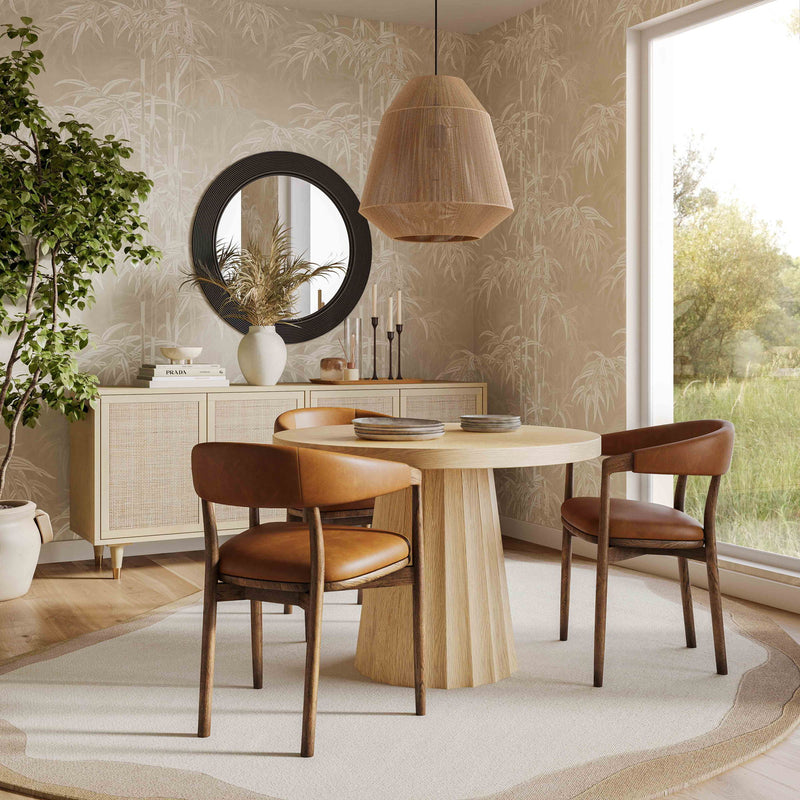 Tanya - Round Wall Mirror - R&R Furniture Gallery (Fountain Valley, CA)