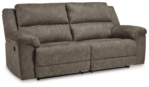 Laresview - 2 Seat Reclining Sofa - Fossil - R&R Furniture Gallery (Fountain Valley, CA)
