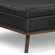Owen - Multifunctional Square Coffee Table Storage Ottoman - R&R Furniture Gallery (Fountain Valley, CA)