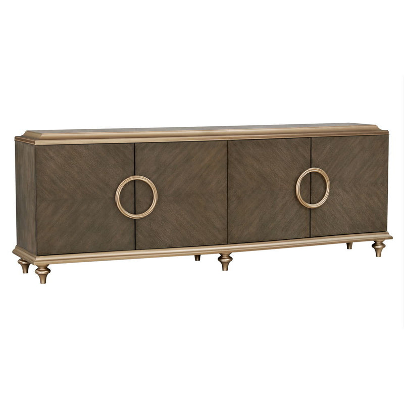 Ashtin - Console Cabinet - Brown - R&R Furniture Gallery (Fountain Valley, CA)