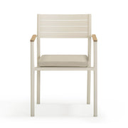 Sardinia - Outdoor Dining Chair (Set of 2) - Cream - R&R Furniture Gallery (Fountain Valley, CA)