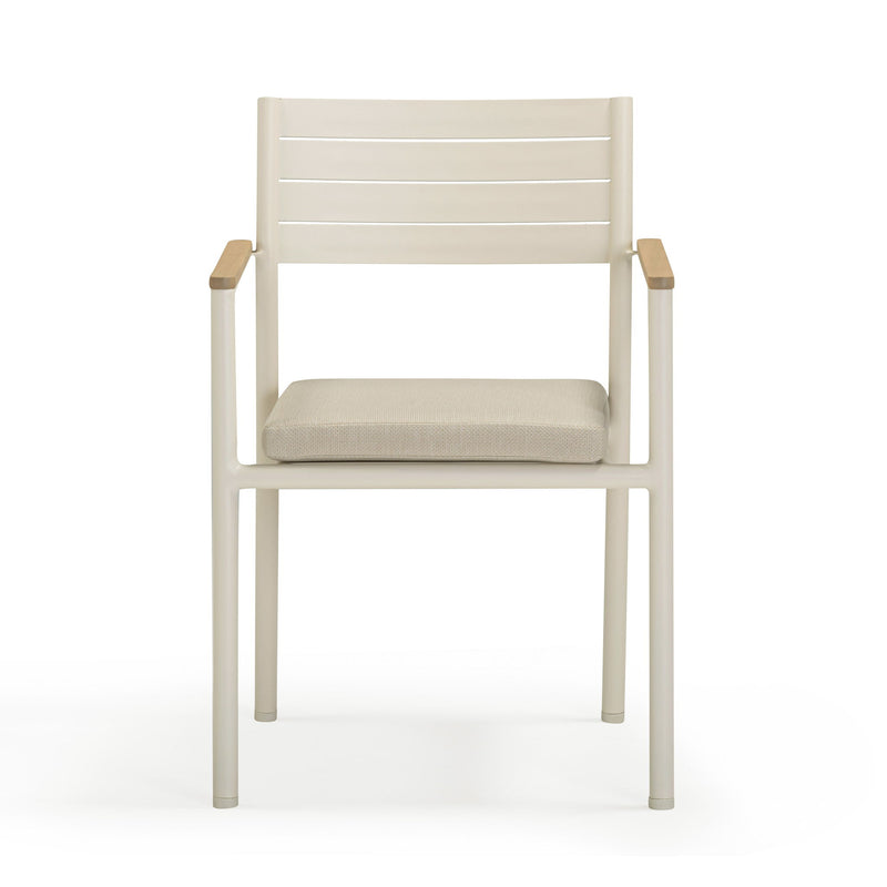 Sardinia - Outdoor Dining Chair (Set of 2) - Cream - R&R Furniture Gallery (Fountain Valley, CA)