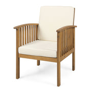 Casa - Acacia Club Chair Coastal Classic Outdoor Seating, Waterproof Fabric - R&R Furniture Gallery (Fountain Valley, CA)