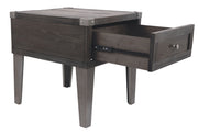 Todoe - Rectangular End Table - Dark Gray - R&R Furniture Gallery (Fountain Valley, CA)