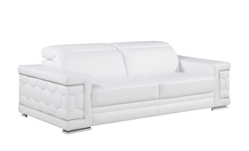 296 - Leather Sofa - R&R Furniture Gallery (Fountain Valley, CA)