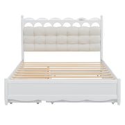 Storage Platform Bed, With 2 Big Drawers, Trundle, One Set Of Sockets & USB Ports - R&R Furniture Gallery (Fountain Valley, CA)