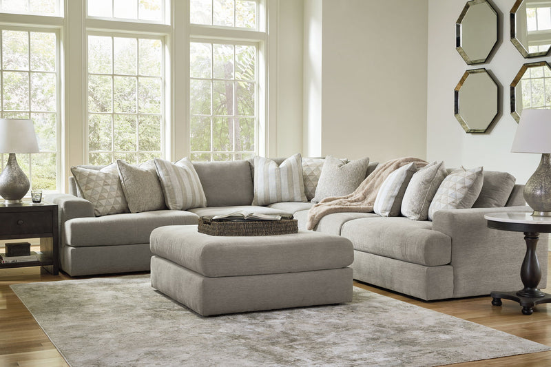 Signature Design by Ashley Avaliyah 5-piece living room set featuring a sofa, loveseat, and armchair in a modern fabric.