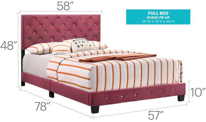 Luxurious Upholstered Bed - R&R Furniture Gallery (Fountain Valley, CA)