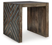 Dreggan - Square End Table - Brown - R&R Furniture Gallery (Fountain Valley, CA)