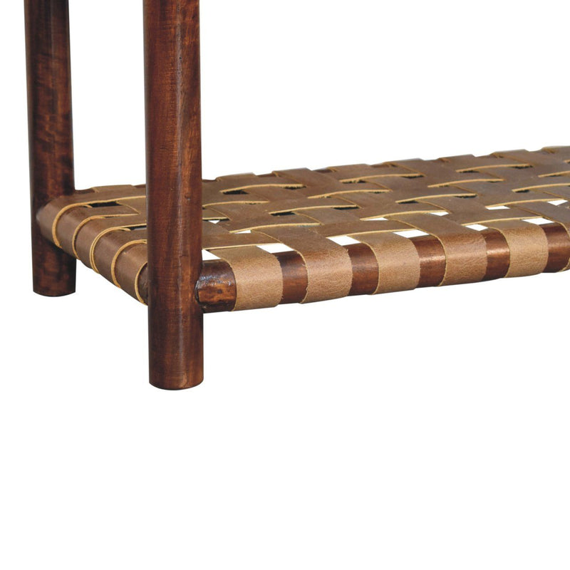 Regency - Woven 2 Drawer Nightstand - Brown - R&R Furniture Gallery (Fountain Valley, CA)