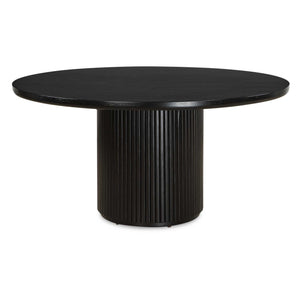 Hersch - Round Dining Table - Black