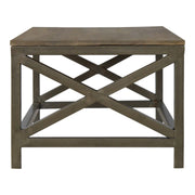 Cross Metal Coffee Table - Pewter - R&R Furniture Gallery (Fountain Valley, CA)