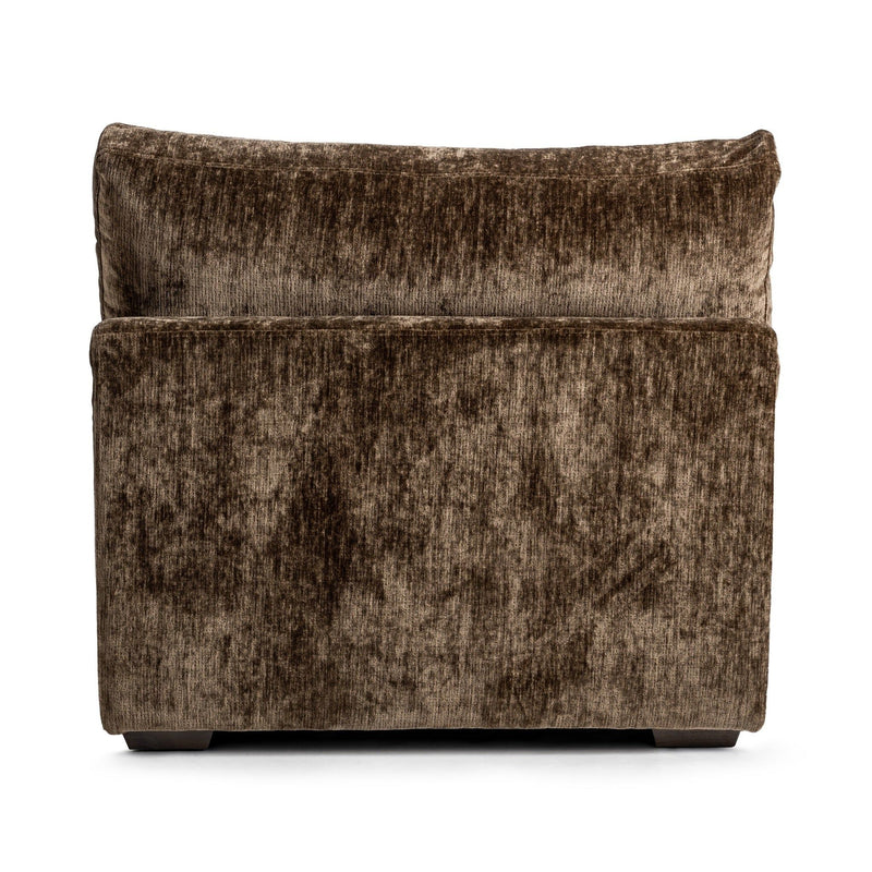 Ludwig - Armless Chair - Mossed Brown - R&R Furniture Gallery (Fountain Valley, CA)