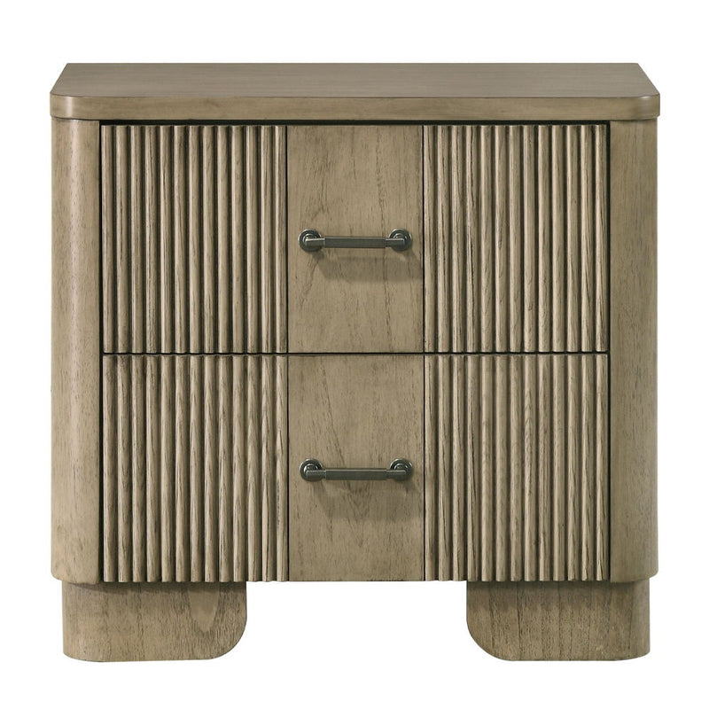Lakkari - Nightstand - Antique Oak - R&R Furniture Gallery (Fountain Valley, CA)