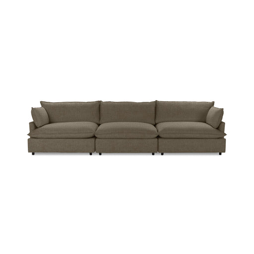 Classic Home Caplan modular sectional sofa with plush cushions and modern design, shown in a neutral fabric.