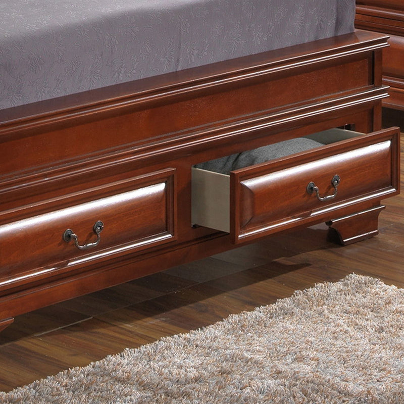 Storage Bed Elegant Transitional - R&R Furniture Gallery (Fountain Valley, CA)