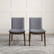 Laura - Mid-Century Modern Solid Wood Dining Chair (Set of 2) - R&R Furniture Gallery (Fountain Valley, CA)