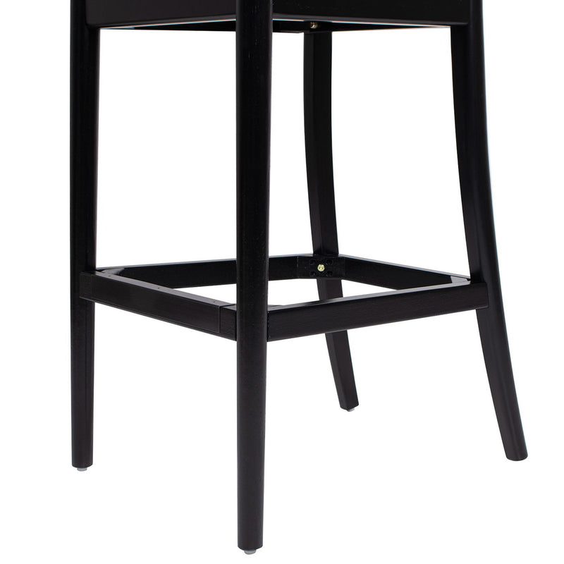Panama - Curved Back Cane Bar Stool (Set of 2) - R&R Furniture Gallery (Fountain Valley, CA)
