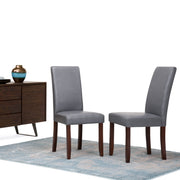 Acadian - Upholstered Parson Dining Chair (Set of 2) - R&R Furniture Gallery (Fountain Valley, CA)
