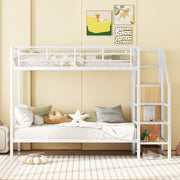 Bunk Bed With Lateral Storage Ladder And Wardrobe - R&R Furniture Gallery (Fountain Valley, CA)