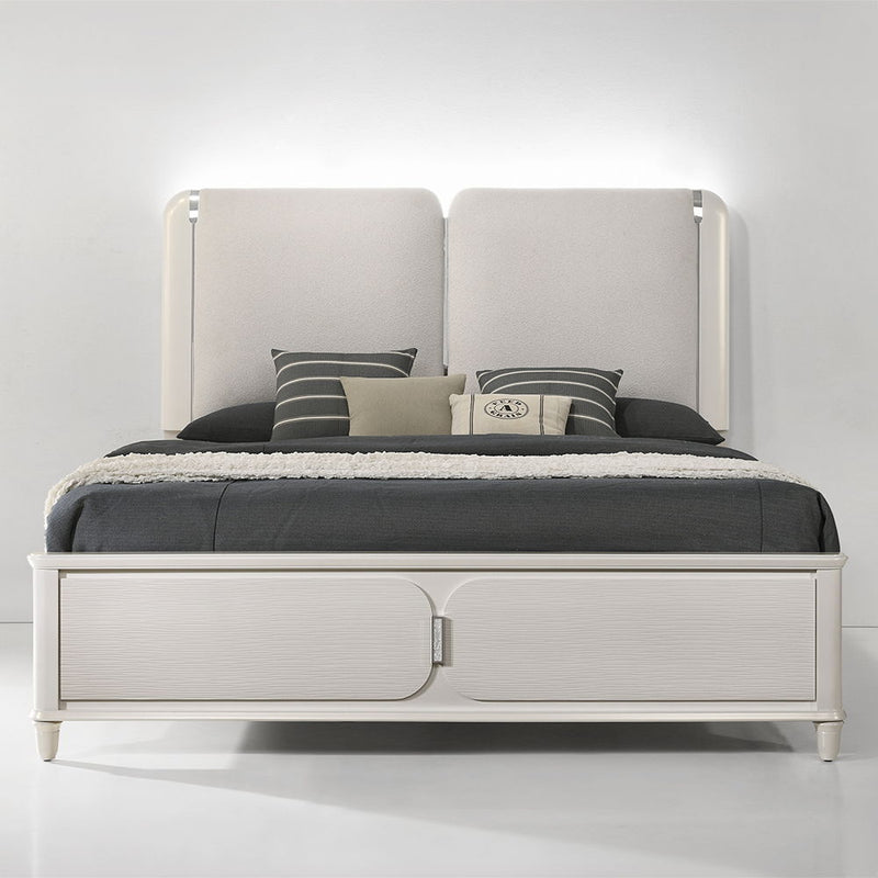 Laveda - Queen Bed With LED - R&R Furniture Gallery (Fountain Valley, CA)