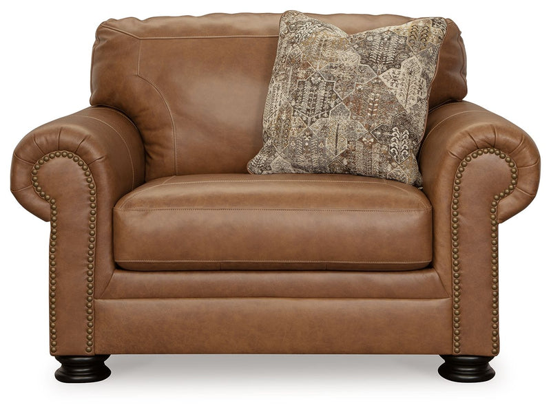 Carianna - Chair And A Half - Caramel - R&R Furniture Gallery (Fountain Valley, CA)
