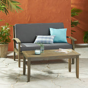 Outdoor Chat Set With Coffee Table And Loveseat - R&R Furniture Gallery (Fountain Valley, CA)