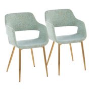 Lumi Source Margarite contemporary dining chair set with sleek, versatile design, featuring modern style and comfortable seating for dining rooms.