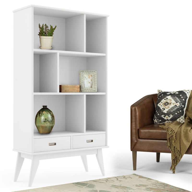 Draper - Mid Century Wide Bookcase And Storage Unit - R&R Furniture Gallery (Fountain Valley, CA)