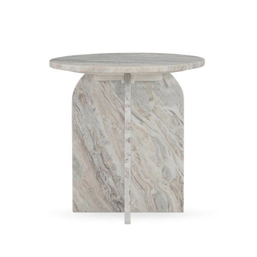 Reilly - Marble Round Table - R&R Furniture Gallery (Fountain Valley, CA)
