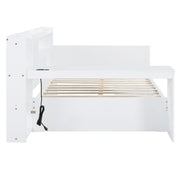 Daybed With 3 Drawers USB Ports And Desk - R&R Furniture Gallery (Fountain Valley, CA)