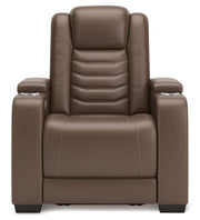 High Impact - Power Recliner / Adj Headrest - Tobacco - R&R Furniture Gallery (Fountain Valley, CA)