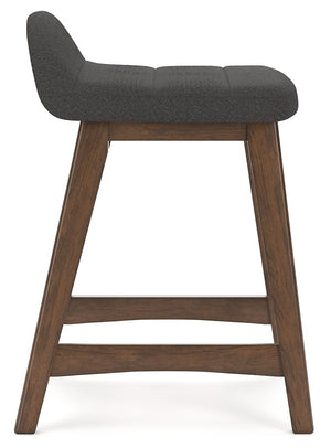 Lyncott - Upholstered Barstool (Set of 2) - R&R Furniture Gallery (Fountain Valley, CA)