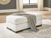Hartside - Ottoman - Frosted - R&R Furniture Gallery (Fountain Valley, CA)