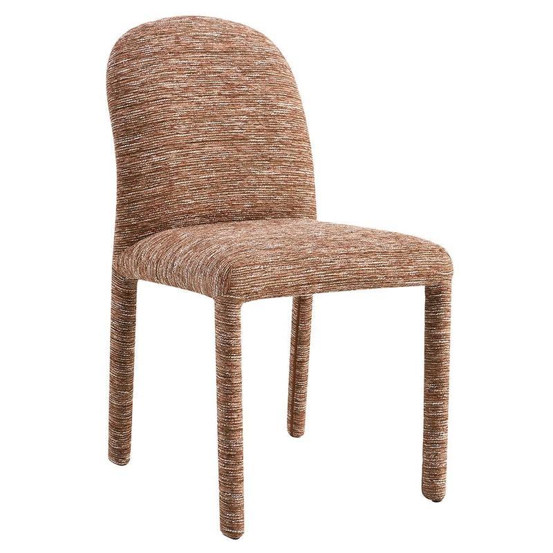 Lidi - Side Chair (Set of 2) - Brown Chenille - R&R Furniture Gallery (Fountain Valley, CA)