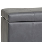 Dover - Upholstered Storage Ottoman Bench - R&R Furniture Gallery (Fountain Valley, CA)