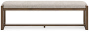 Cabalynn - Large Uph Dining Room Bench - Oatmeal / Light Brown - R&R Furniture Gallery (Fountain Valley, CA)