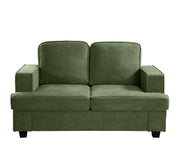 Modern Loveseat, Comfortable 2 Seater Couch With Deep Seating, Loose Back Cushions, Wide Arms - R&R Furniture Gallery (Fountain Valley, CA)