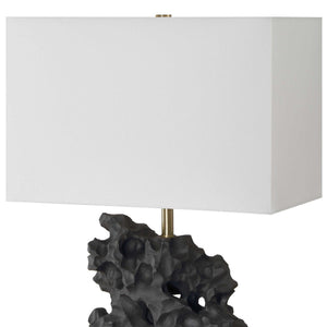 Basalt - Black Stone Table Lamp