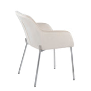 Set of two Lumi Source Daniella contemporary modern dining chairs with sleek design and cushioned seats.