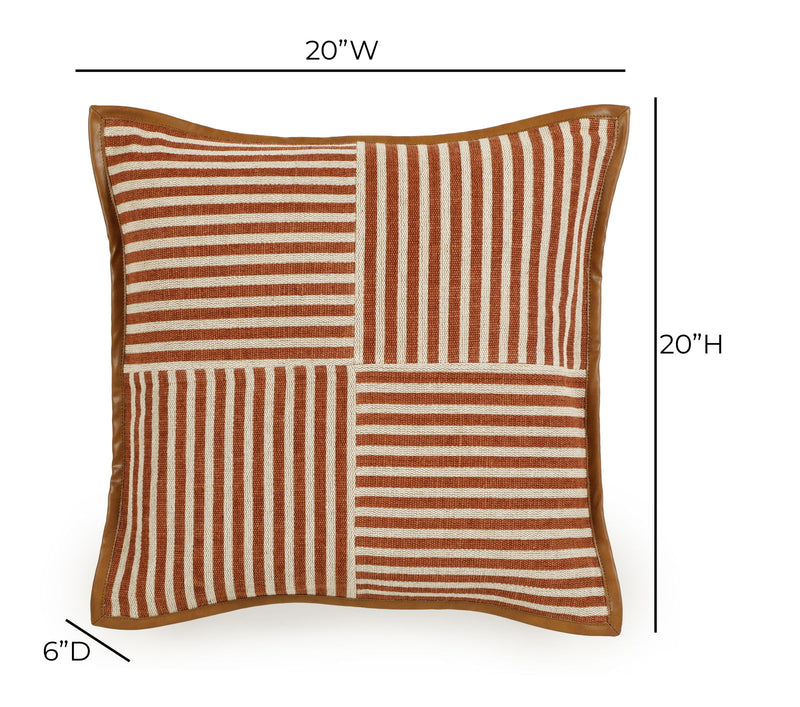 Kora - Cotton Jute Throw Pillow - R&R Furniture Gallery (Fountain Valley, CA)