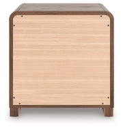 Fortlorn - Two Drawer Night Stand - Walnut Brown - R&R Furniture Gallery (Fountain Valley, CA)