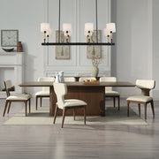 Koen - Side Chair (Set of 2) - Beige / Brown Oak - R&R Furniture Gallery (Fountain Valley, CA)