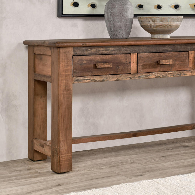 Ezra - Reclaimed Wood Console Table - R&R Furniture Gallery (Fountain Valley, CA)