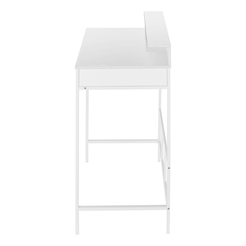 Computer Desk For Home Office, Standing, Storage Shelves, Laptop, Contemporary & Modern - R&R Furniture Gallery (Fountain Valley, CA)